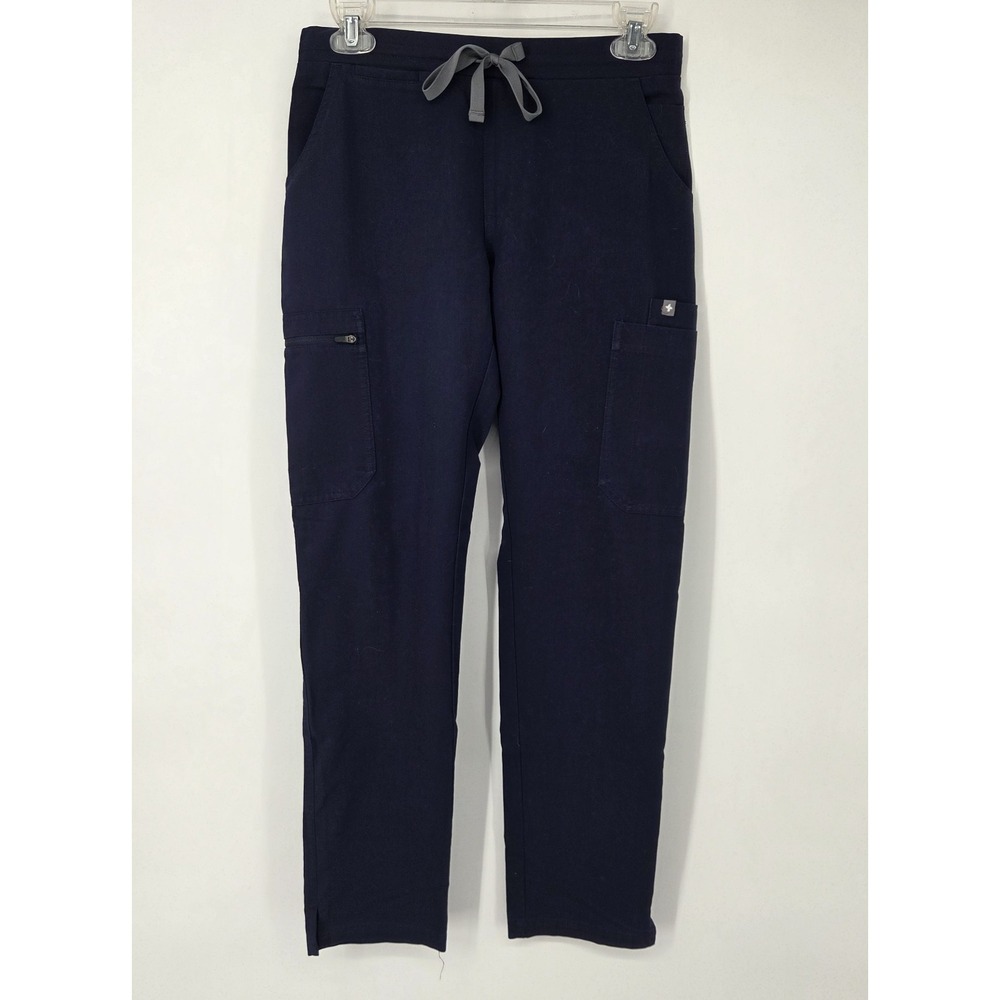 FIGS Yola Skinny Womens Size XS Regular Scrub Pants Navy Blue‎ Medical Dental